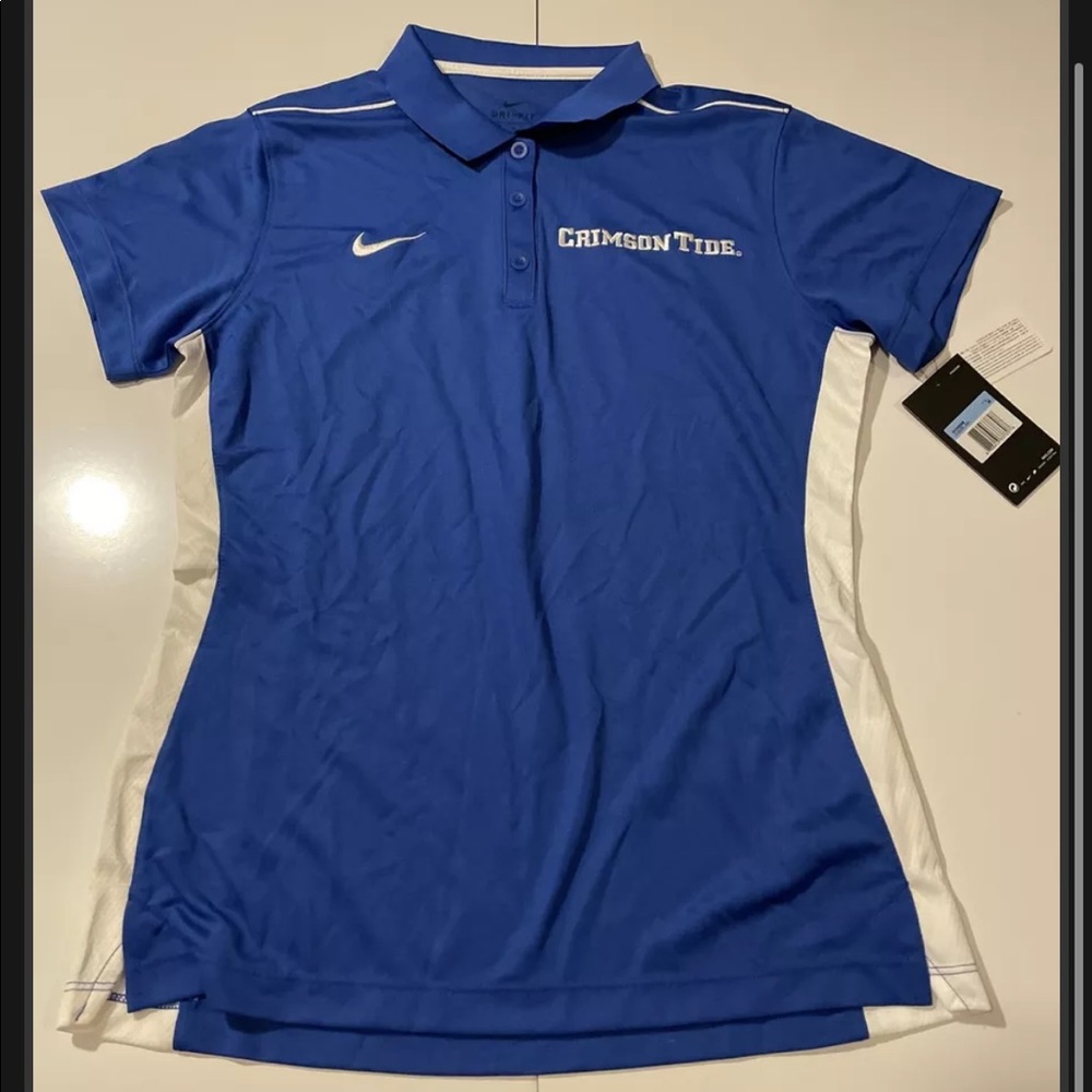 Nike blue Crimson Tide polo womens med